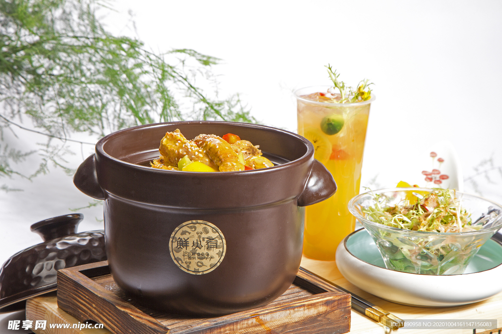 海鲜 餐厅 瓦罐 套餐 龙虾