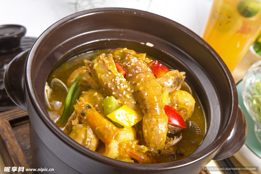 海鲜 餐厅 瓦罐 套餐 龙虾