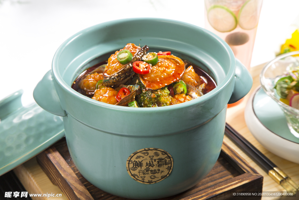 海鲜 餐厅 瓦罐 套餐 龙虾