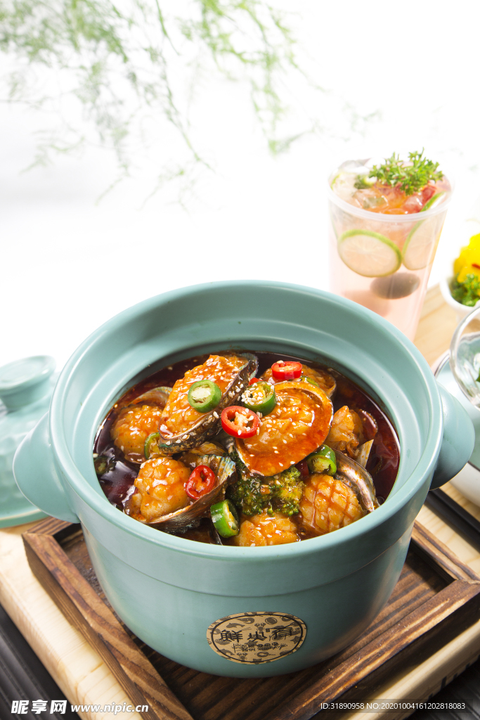 海鲜 餐厅 瓦罐 套餐 龙虾