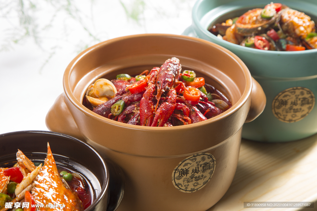 海鲜 餐厅 瓦罐 套餐 龙虾