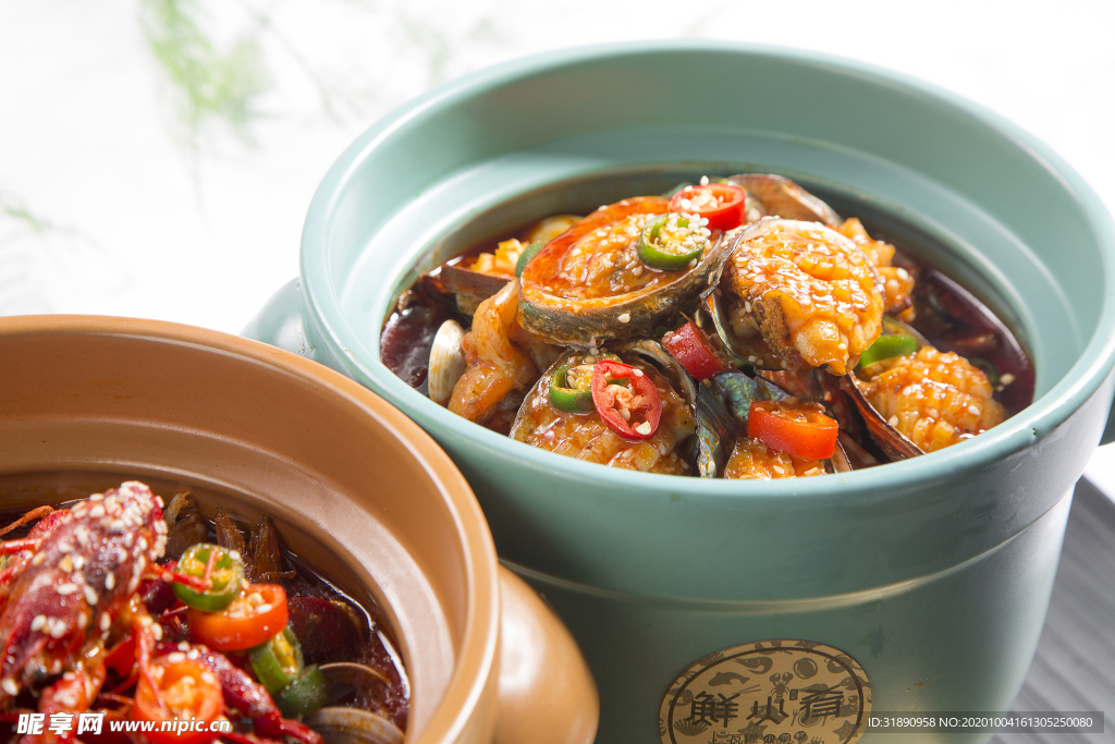 海鲜 餐厅 瓦罐 套餐 龙虾