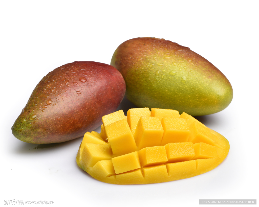 芒果水果新鲜背景海报素材