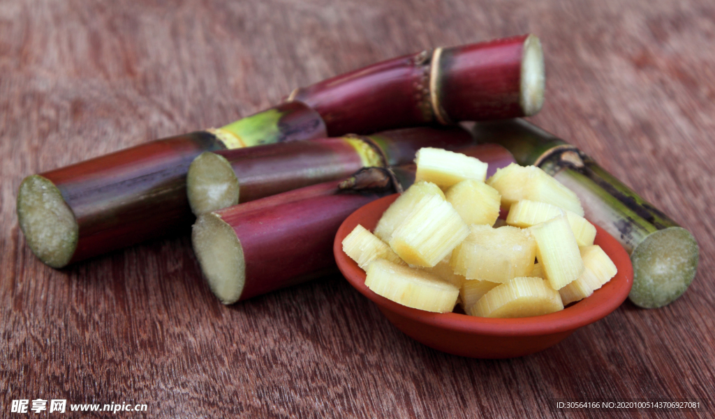 甘蔗零食水果背景海报素材