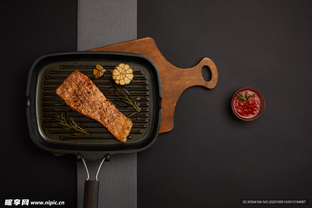 牛排美食食材背景海报素材