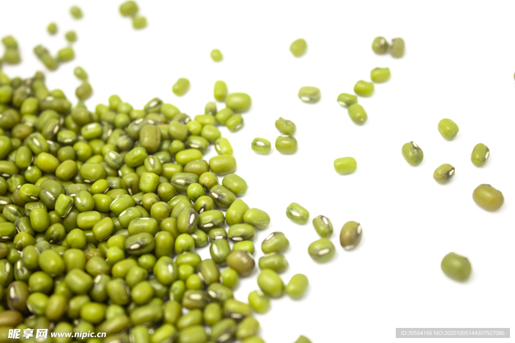 青豆绿豆配料背景海报素材