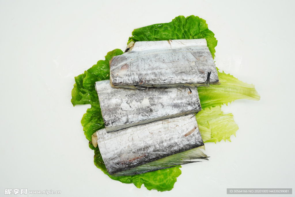 带鱼美食食材背景海报素材