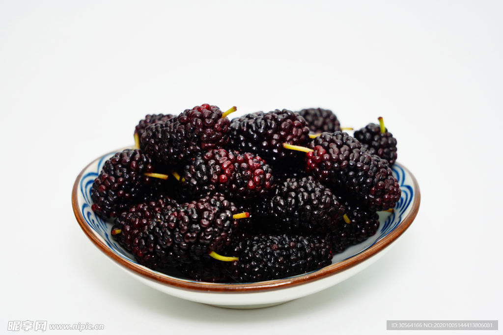 桑葚水果小吃背景海报素材