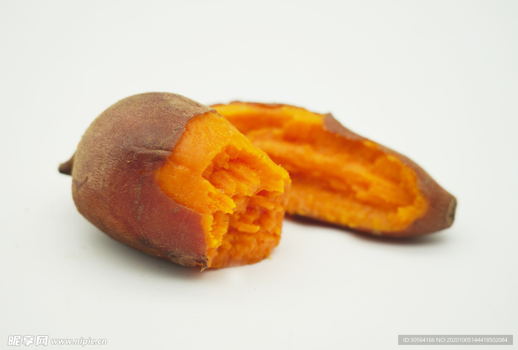 红薯零食小吃背景海报素材