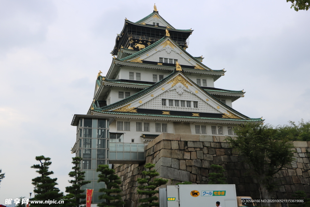 古风建筑旅游旅行背景海报素材