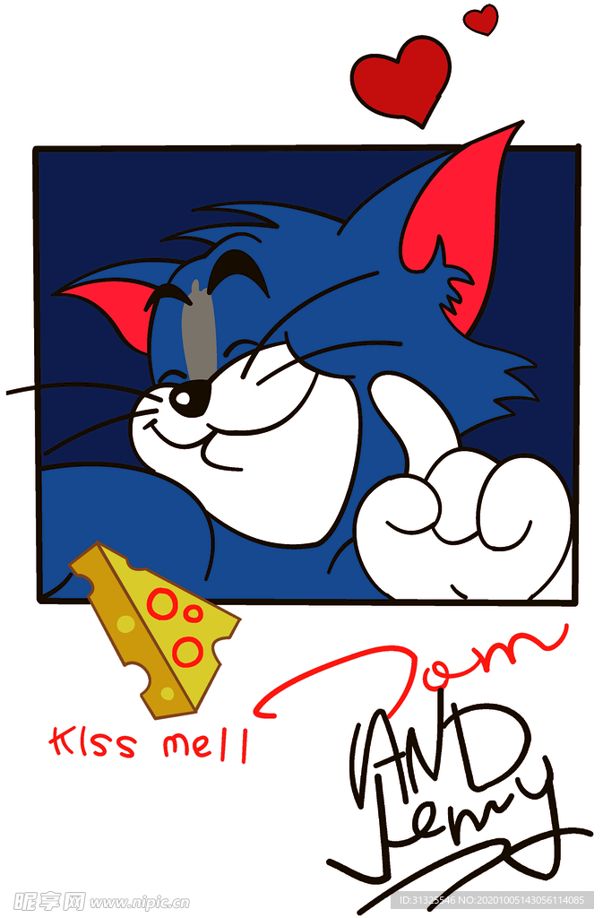 汤姆 猫  猫和老鼠 奶酪