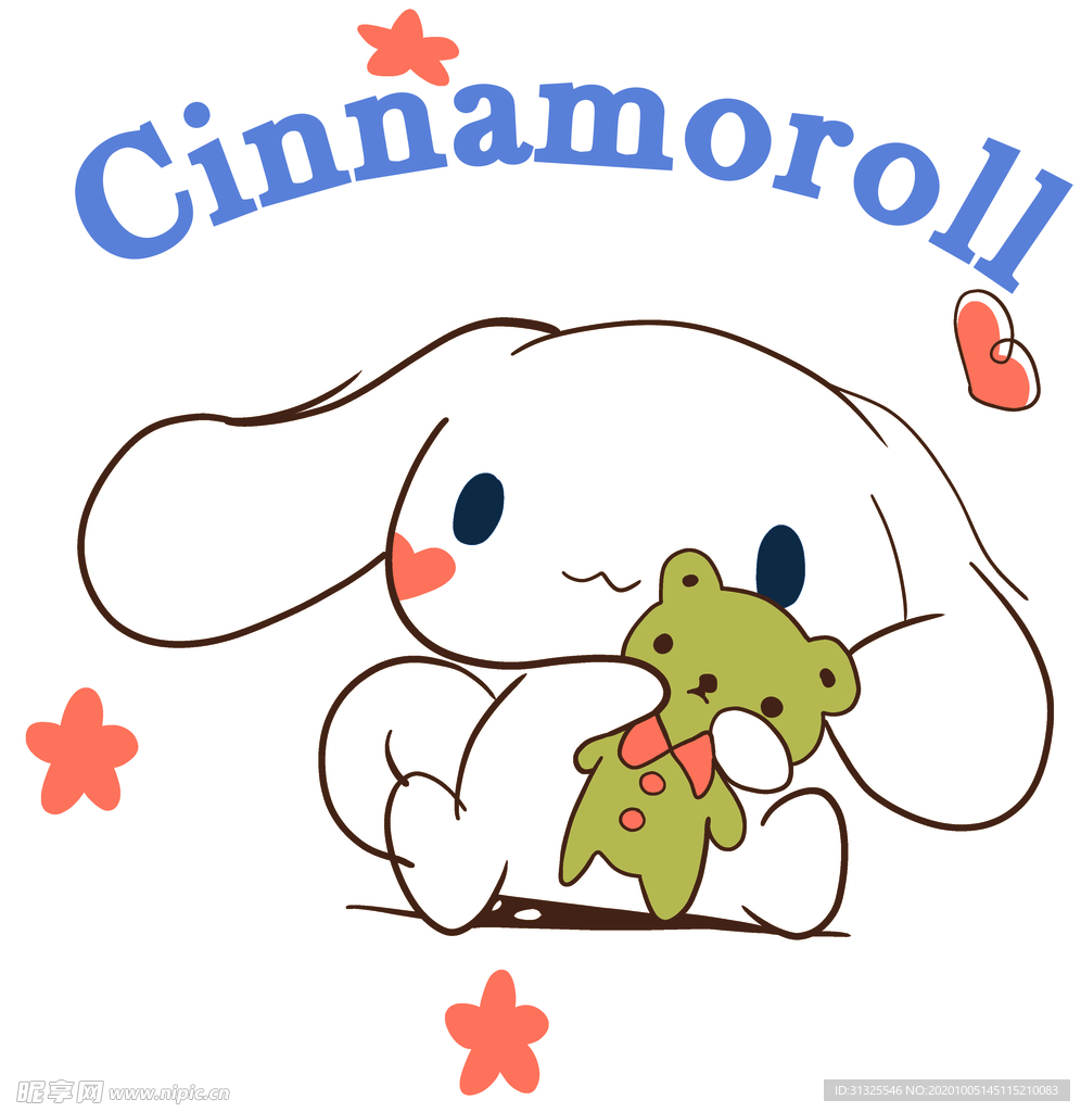 小白狗  兔子 熊