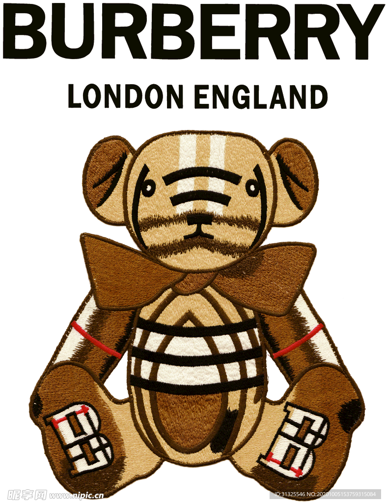 熊  刺绣  印花图案