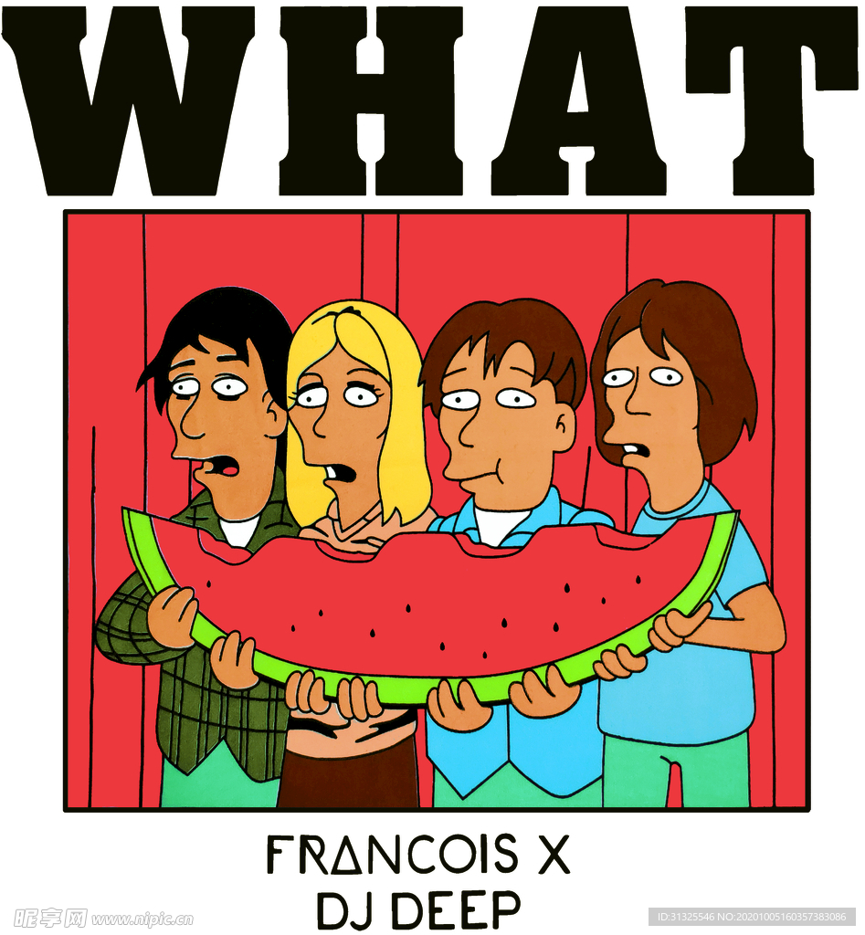 女孩 西瓜 裁片