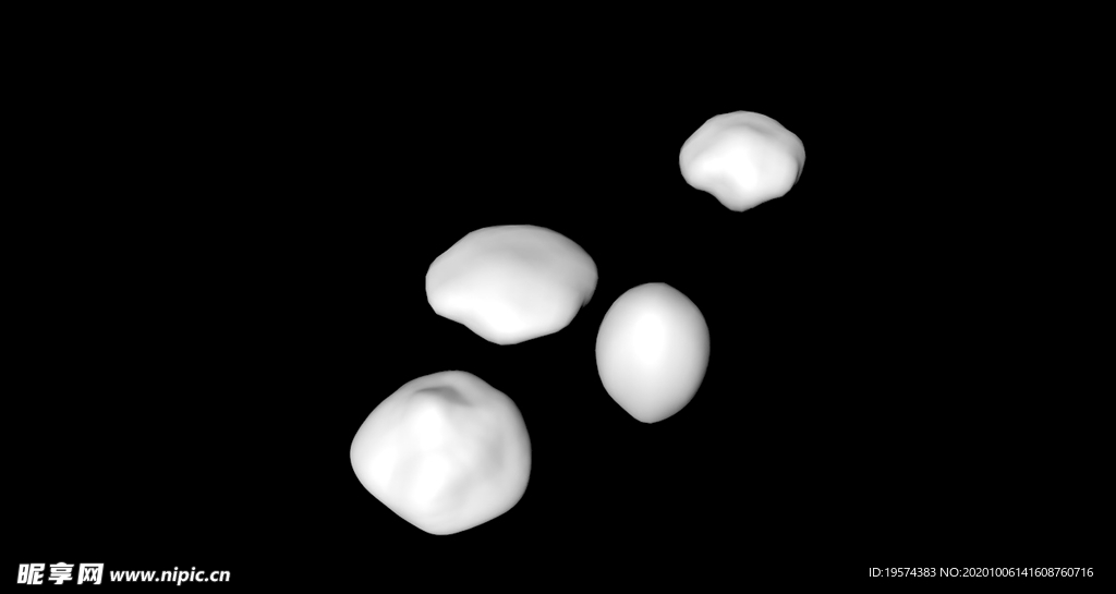 C4D 石头 素材 模型