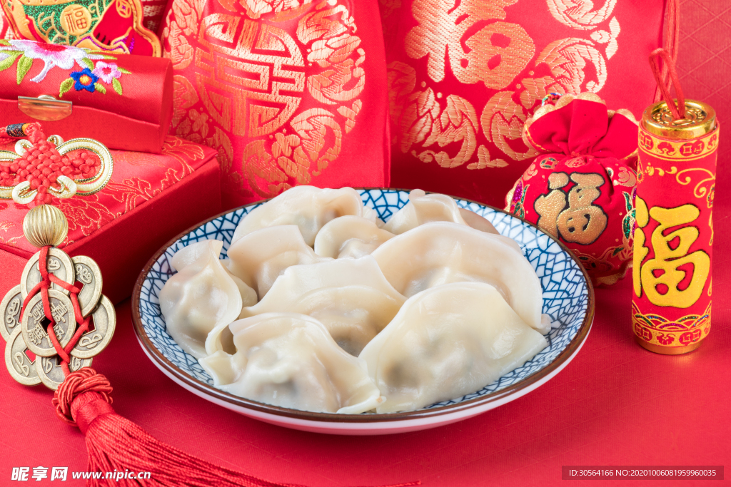 冬至水饺饺子背景海报素材