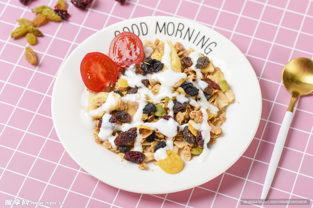 酸奶零食面包背景海报素材