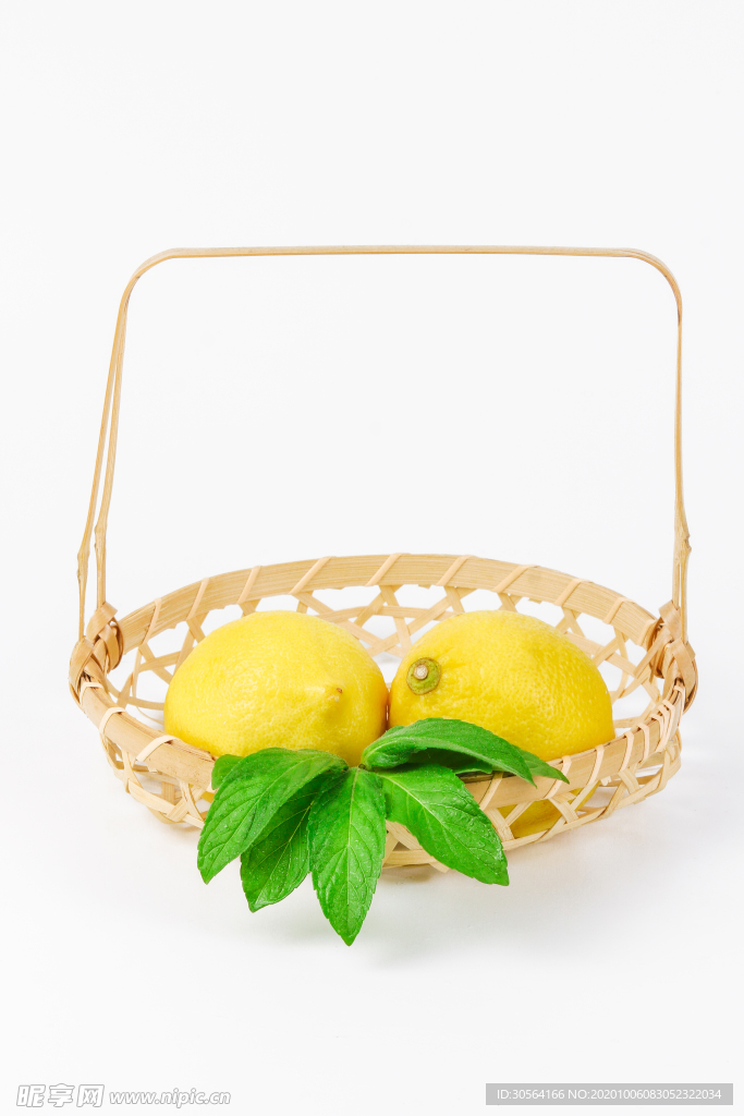 柠檬水果果实背景海报素材