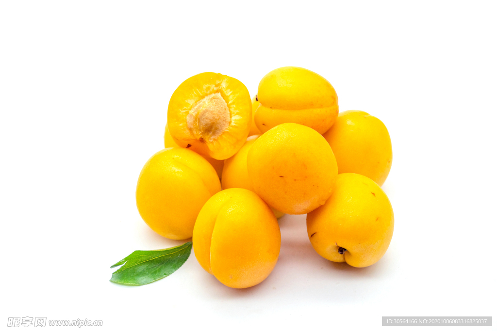 黄桃水果新鲜背景海报素材