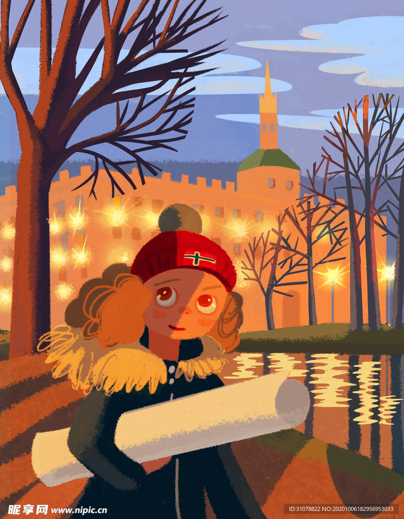 动漫卡通插画图案