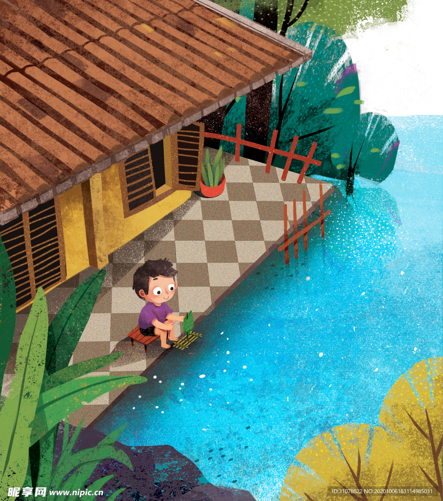 动漫卡通插画图案