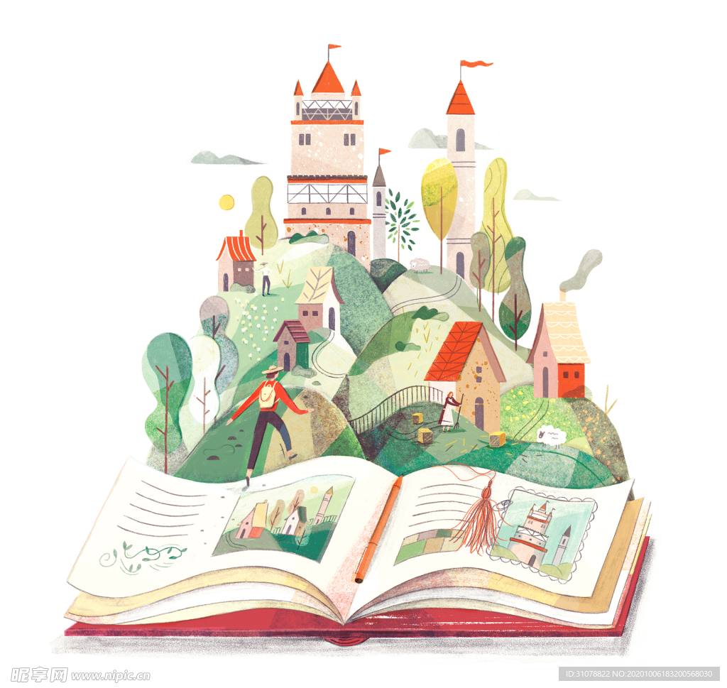 动漫卡通插画图案