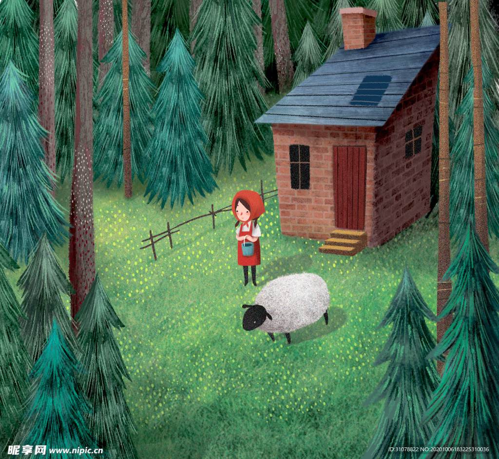 动漫卡通插画图案