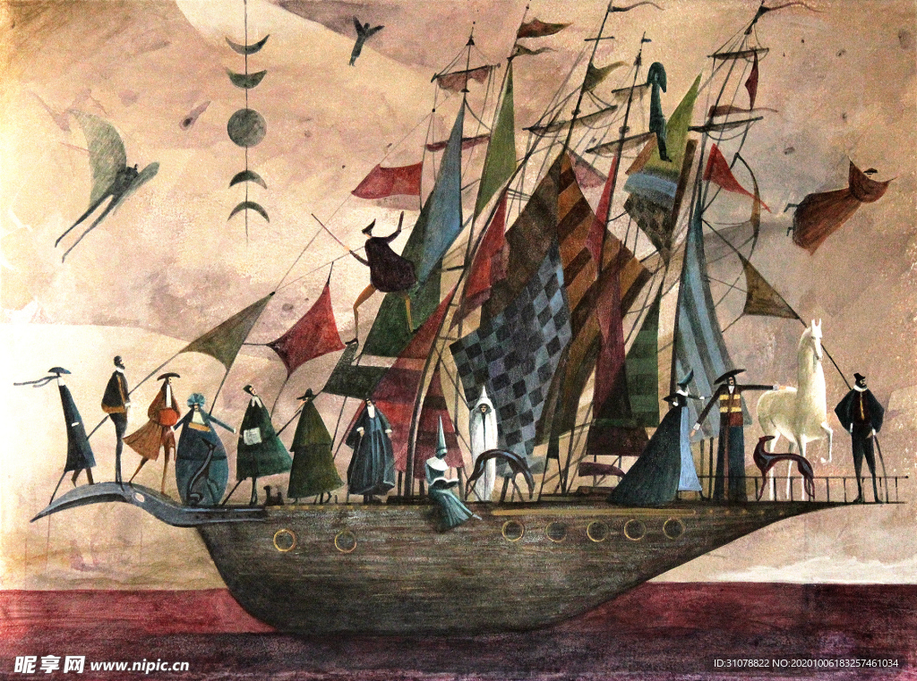 动漫卡通插画图案