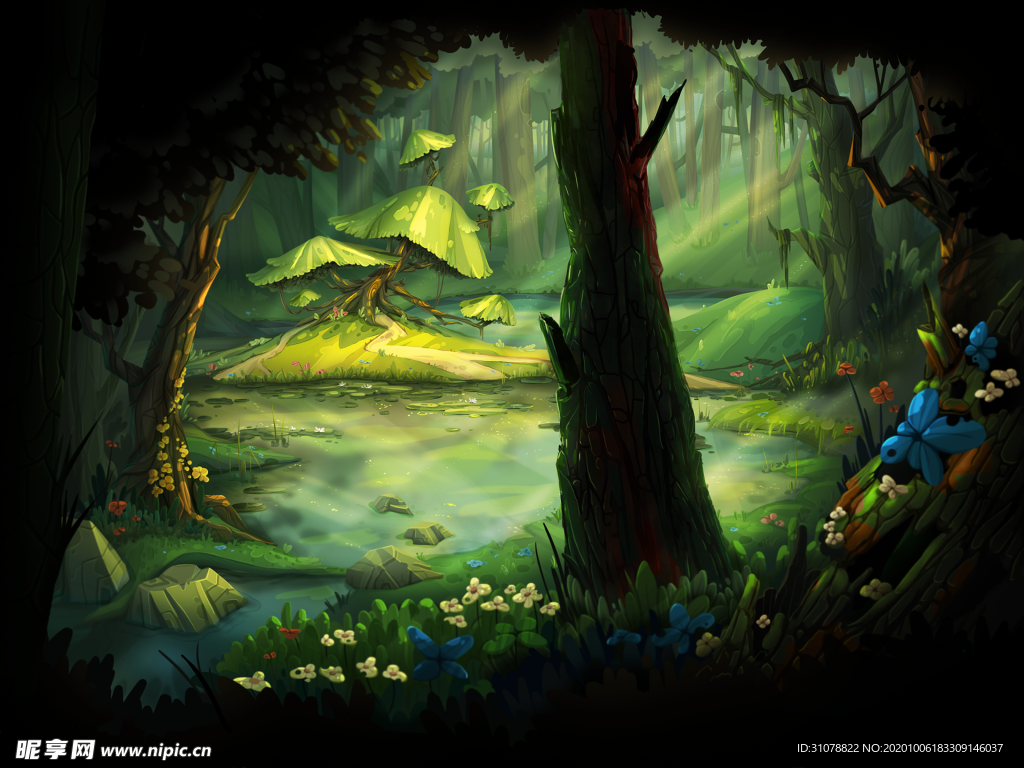 动漫卡通插画图案