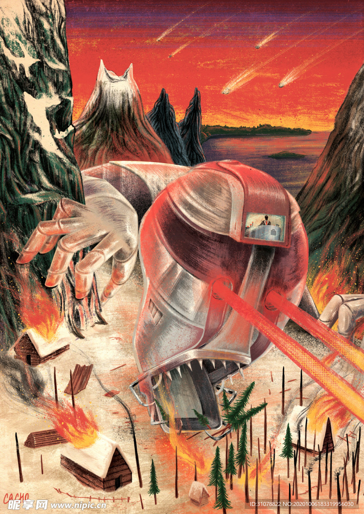 动漫卡通插画图案