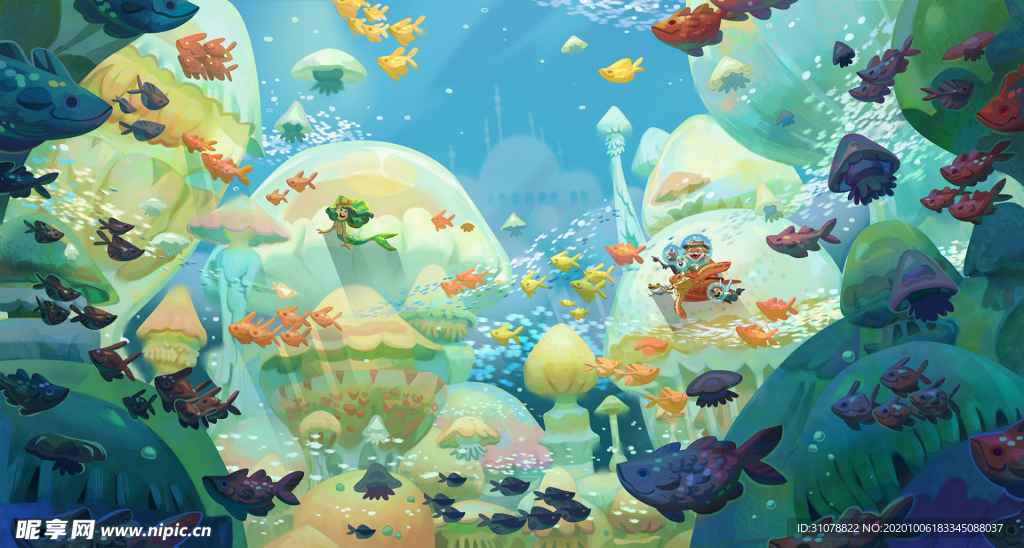 动漫卡通插画图案