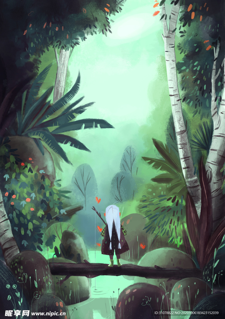 动漫卡通插画图案