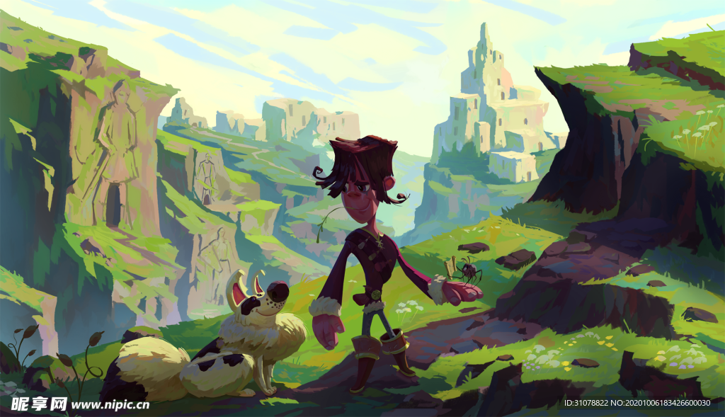 动漫卡通插画图案