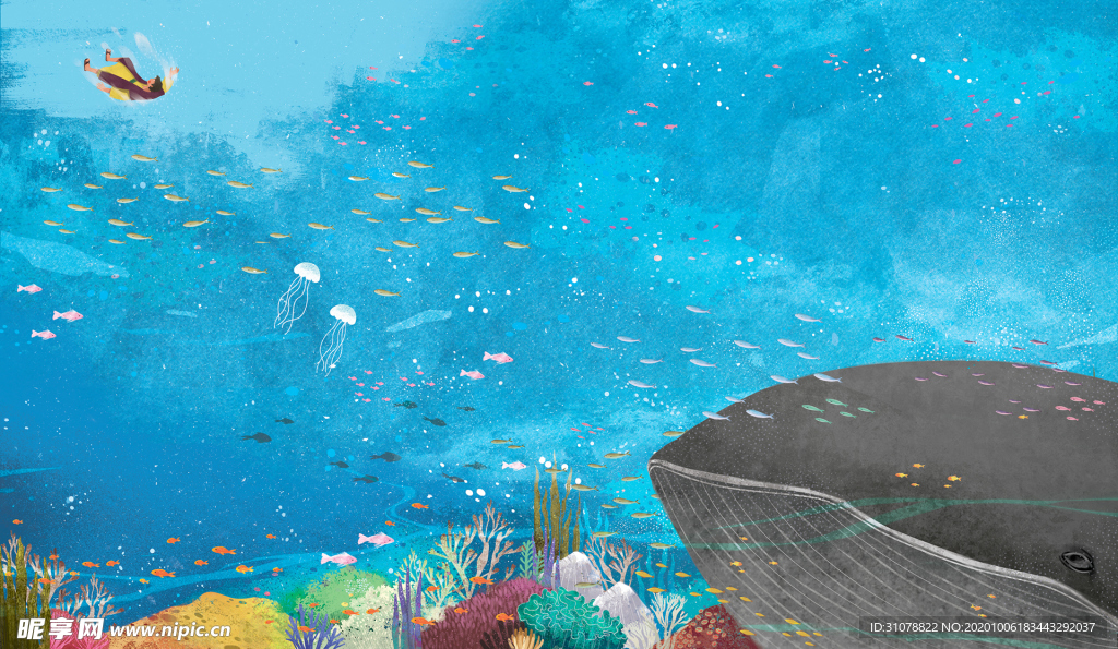 动漫卡通插画图案