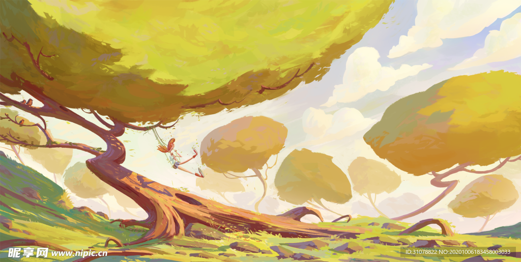 动漫卡通插画图案