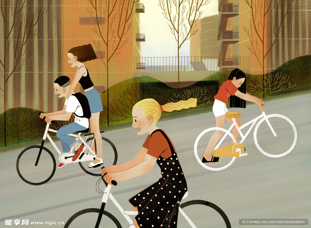 动漫卡通插画图案