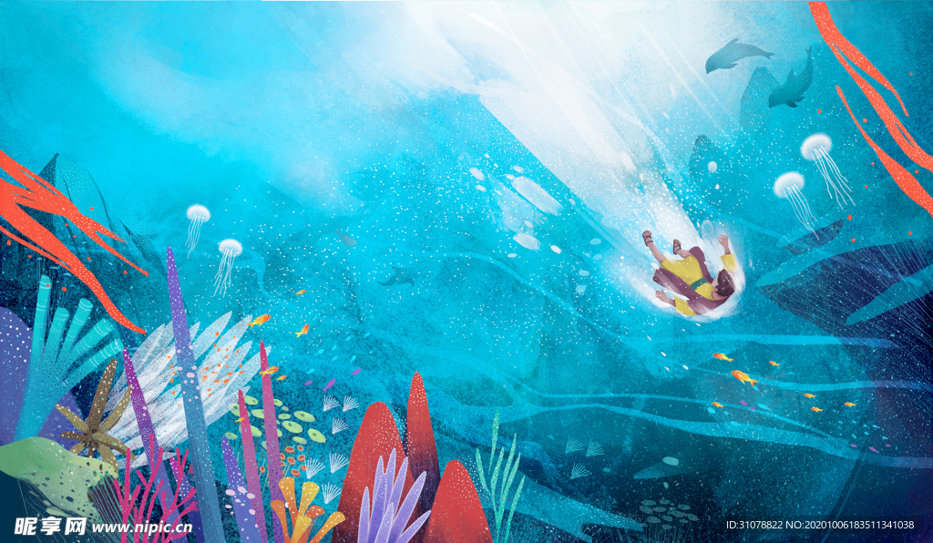 动漫卡通插画图案