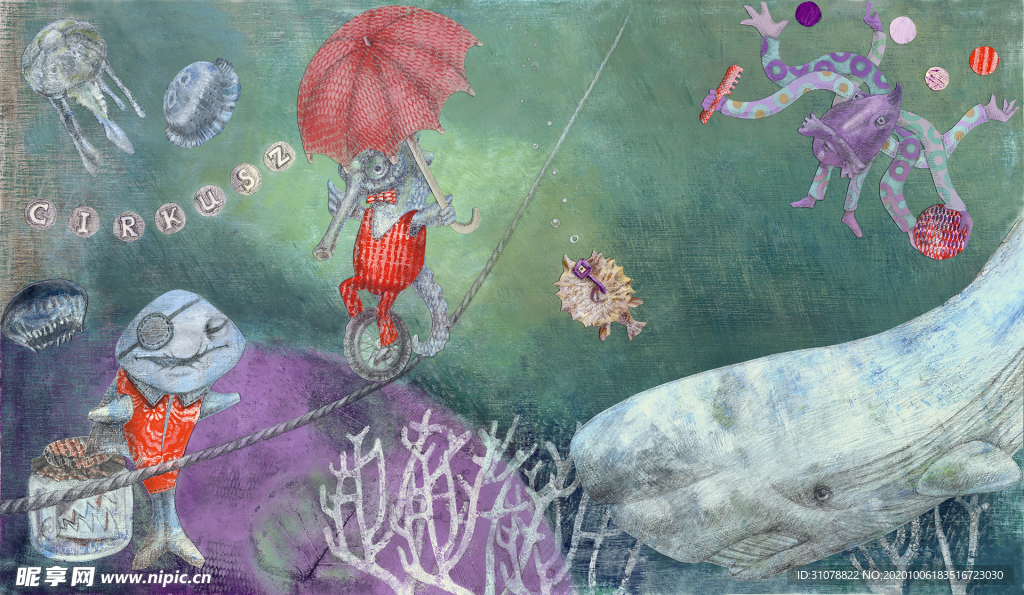 动漫卡通插画图案