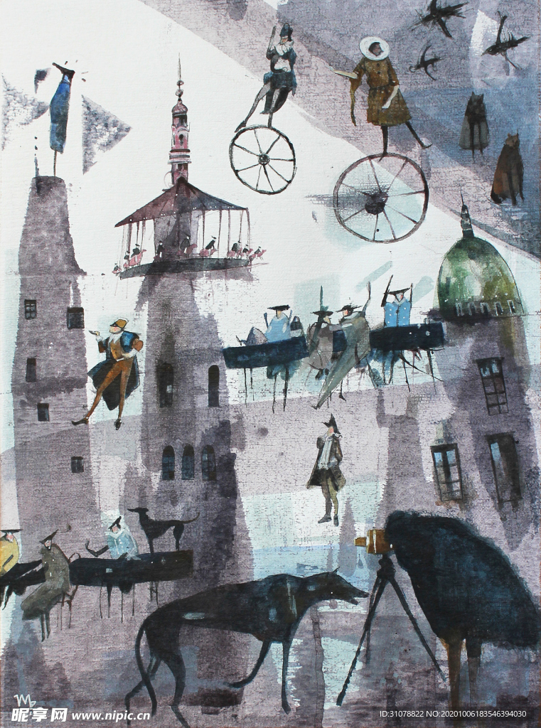 动漫卡通插画图案