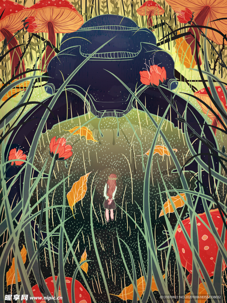 动漫卡通插画图案