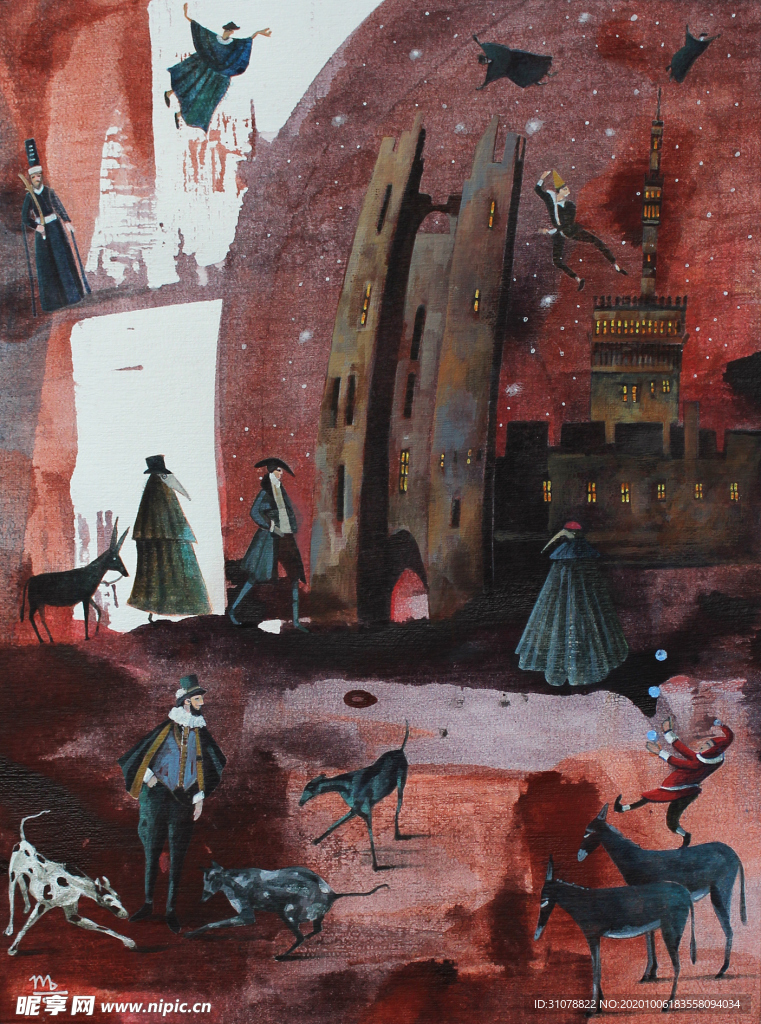 动漫卡通插画图案