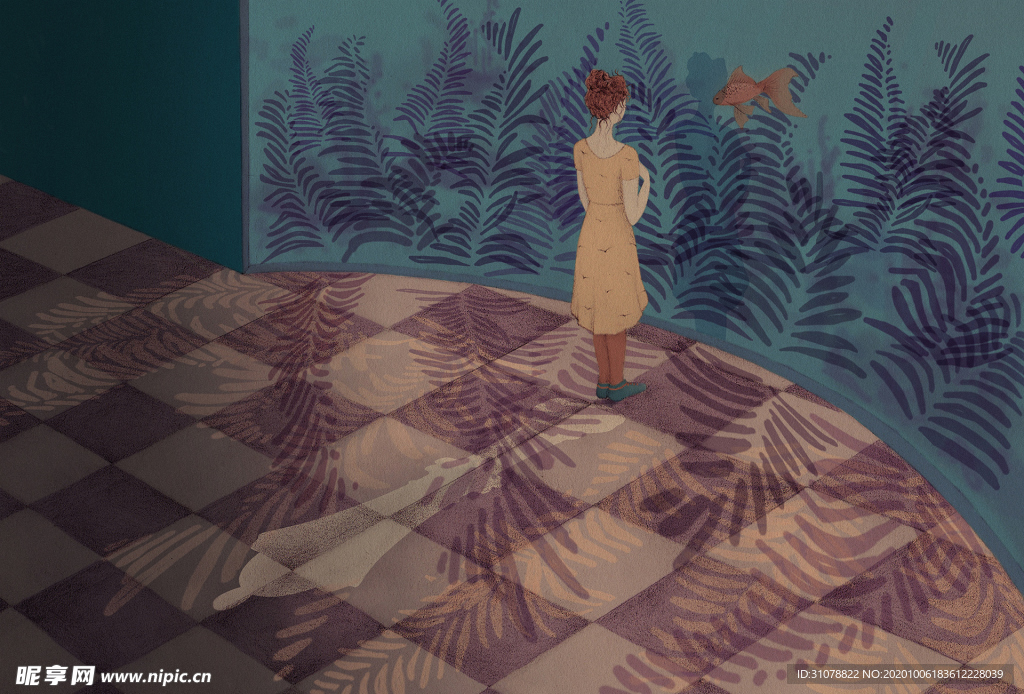 动漫卡通插画图案