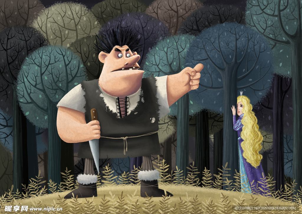 动漫卡通插画图案