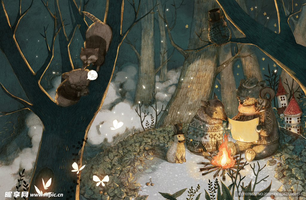 动漫卡通插画图案