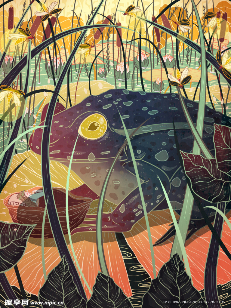 动漫卡通插画图案