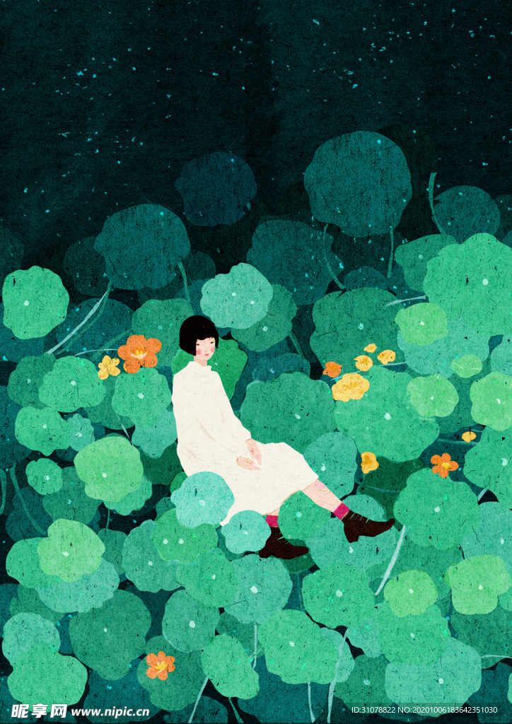 动漫卡通插画图案