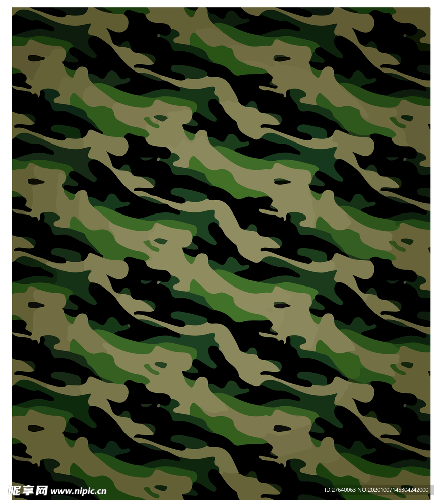 迷彩印花卡通背景