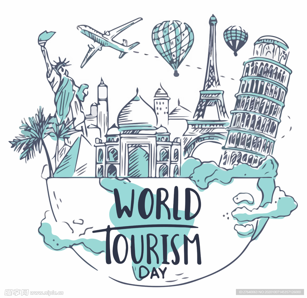 世界各地旅游背景图片