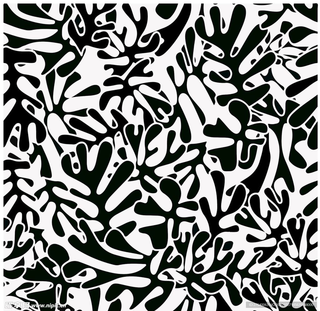 无规则形状线条图