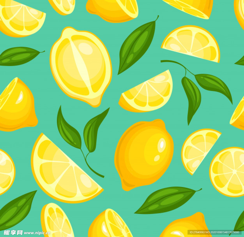 柠檬背景图片